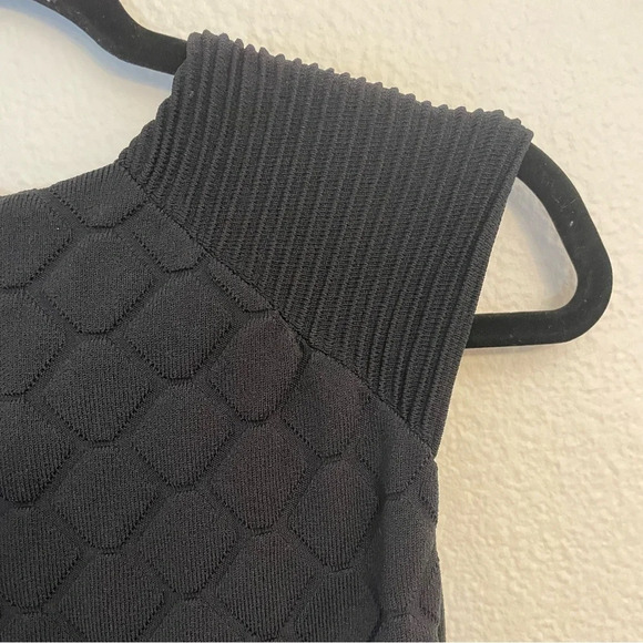 Ted Baker London Frinca Dress Black Fit & Flare Skater Knit Mini Size 4 US 10 - Picture 10 of 16